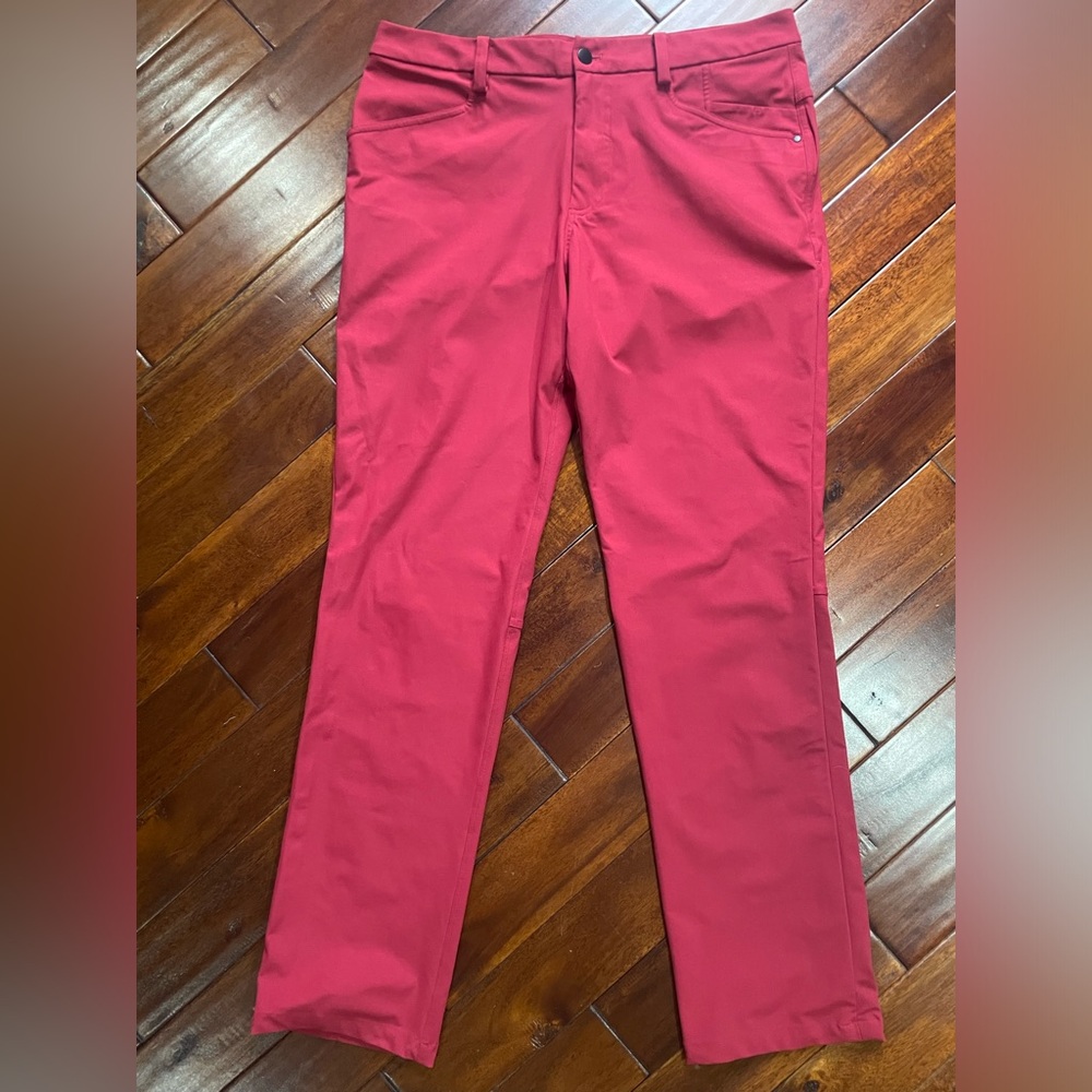 Lululemon ABC pants Red - 34x32